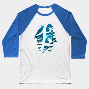 Shadowhunters rune / The mortal instruments - Parabatai rune brush strokes background (green galaxy) - Alec and Jace - best friend gift Baseball T-Shirt